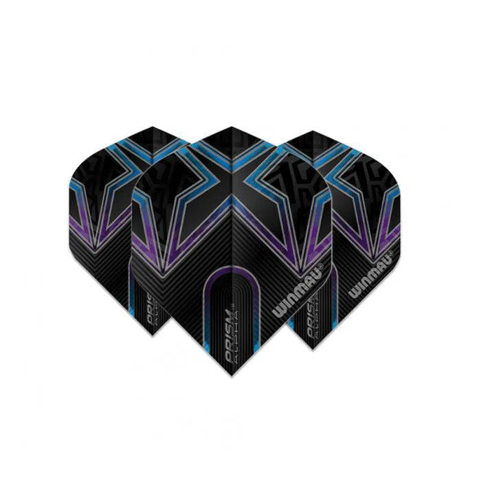 Winmau Prism Alpha Extra Thick Standard Black and Purple Flights