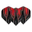 Winmau Prism Alpha Extra Thick Standard Black and Red Flights