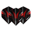 Winmau Prism Alpha Extra Thick Standard Black and Red Flights