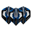 Winmau Prism Alpha Extra Thick Standard Blue and White and Black Flights