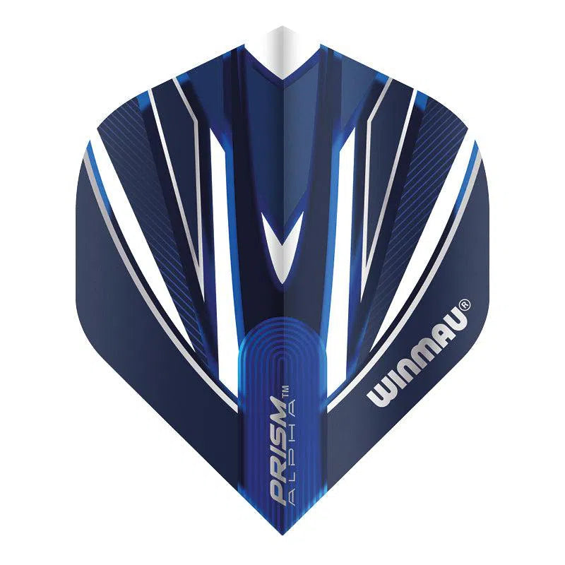 Winmau Prism Alpha Extra Thick Standard Blue and White Flights
