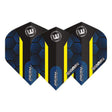 Winmau Prism Alpha Extra Thick Standard Blue and Yellow Flights