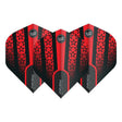 Winmau Prism Alpha Extra Thick Standard Red and Black Flights