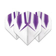 Winmau Prism Alpha Extra Thick Standard White and Purple Flights