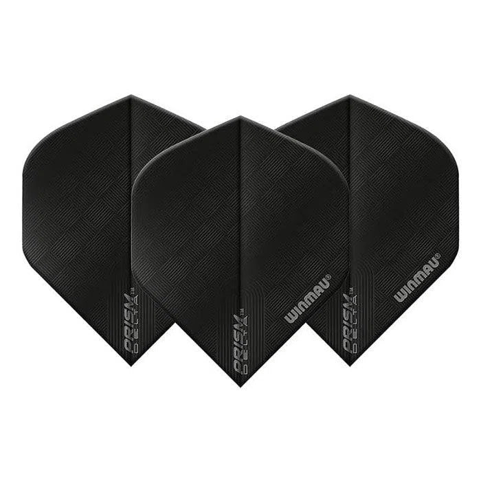 Winmau Prism Delta Extra Thick Standard Black Flights