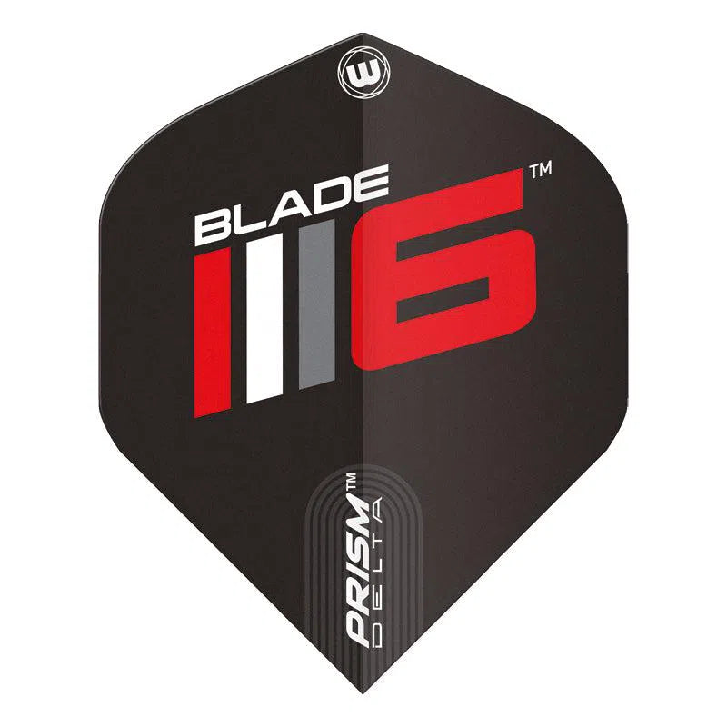 Winmau Prism Delta Extra Thick Standard Blade 6 Black Flights