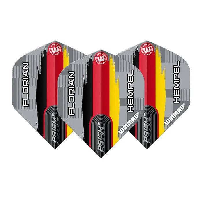 Winmau Prism Delta Florian Hempel Grey Flag Standard Flights