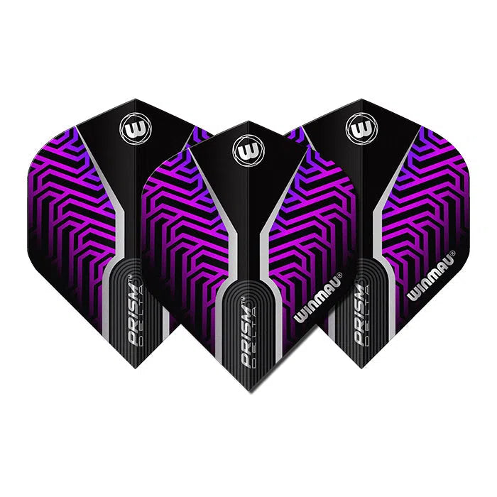 Winmau Prism Delta Kairos Purple Extra Thick Dart Flights