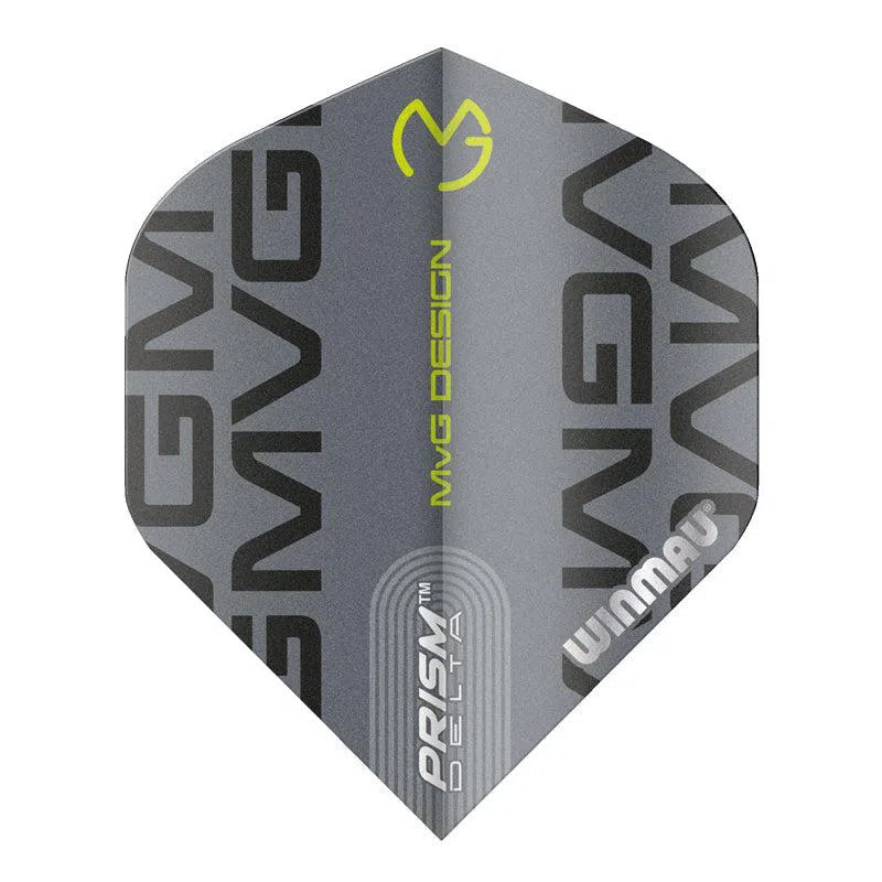 Winmau Prism Delta MvG Extra Thick Standard Grey Flights