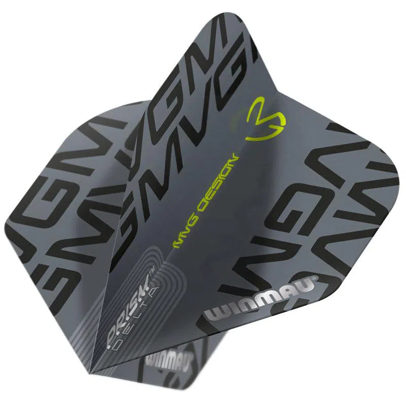Winmau Prism Delta MvG Extra Thick Standard Grey Flights