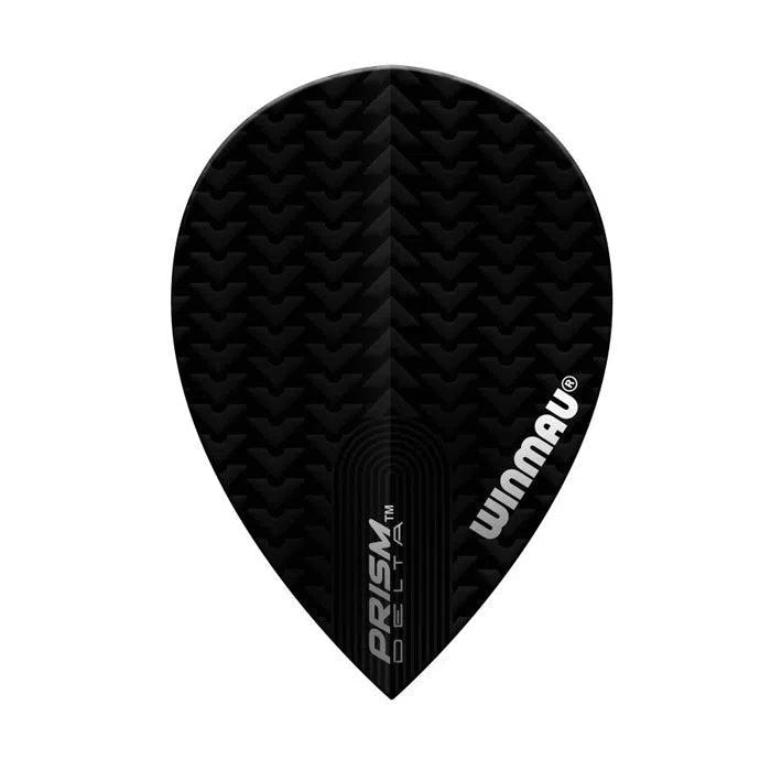 Winmau Prism Delta Pear Dart Flights Black