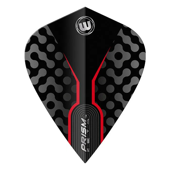 Winmau Prism Zeta Black and Red Kite Flights