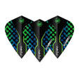 Winmau Prism Zeta Blue and Green Kite Flights