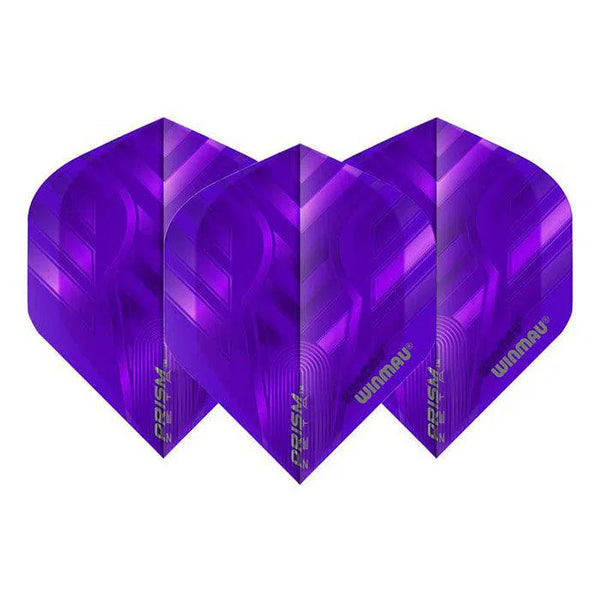 Winmau Prism Zeta Extra Thick Standard Purple Flights-1-Premier Darts
