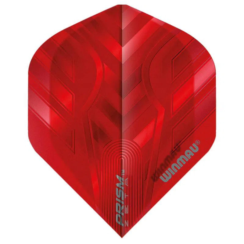 Winmau Prism Zeta Extra Thick Standard Red Flights