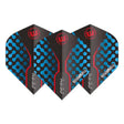 Winmau Prism Zeta Thick Extra Standard Black, Blue and Red Flights