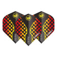 Winmau Prism Zeta Thick Extra Standard Black, Yellow and Red Flights