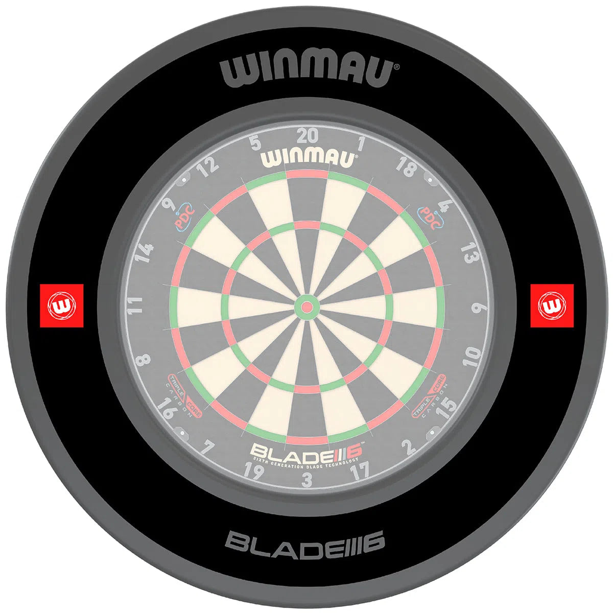 Winmau ProLine 1.0 Black Dartboard Surround