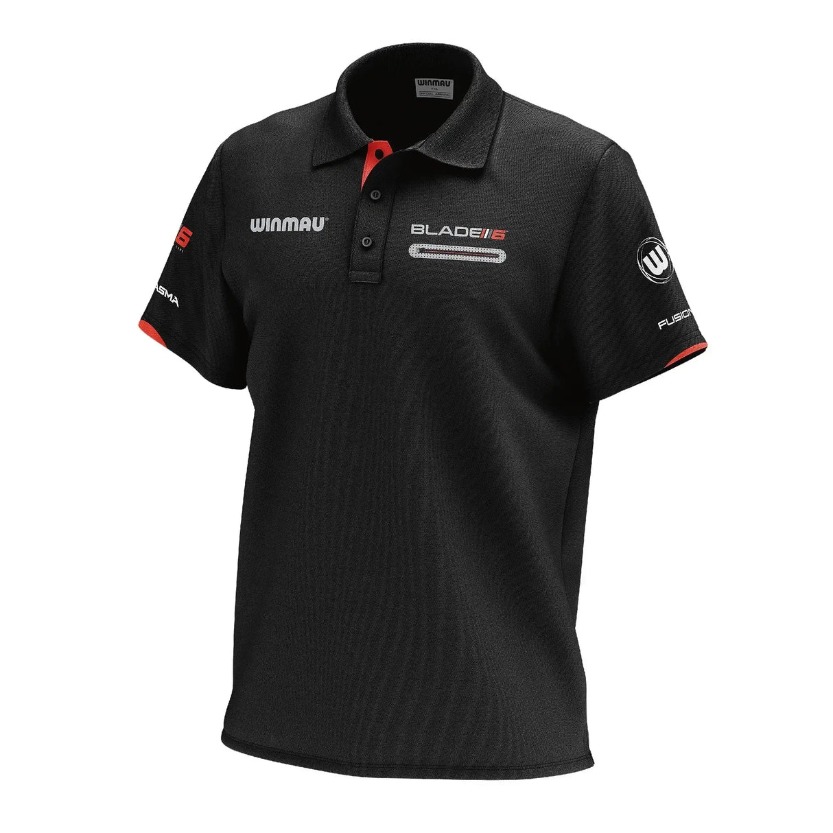 Winmau Pro-Line Shirt Blade 6 - Black-1-Small-Premier Darts