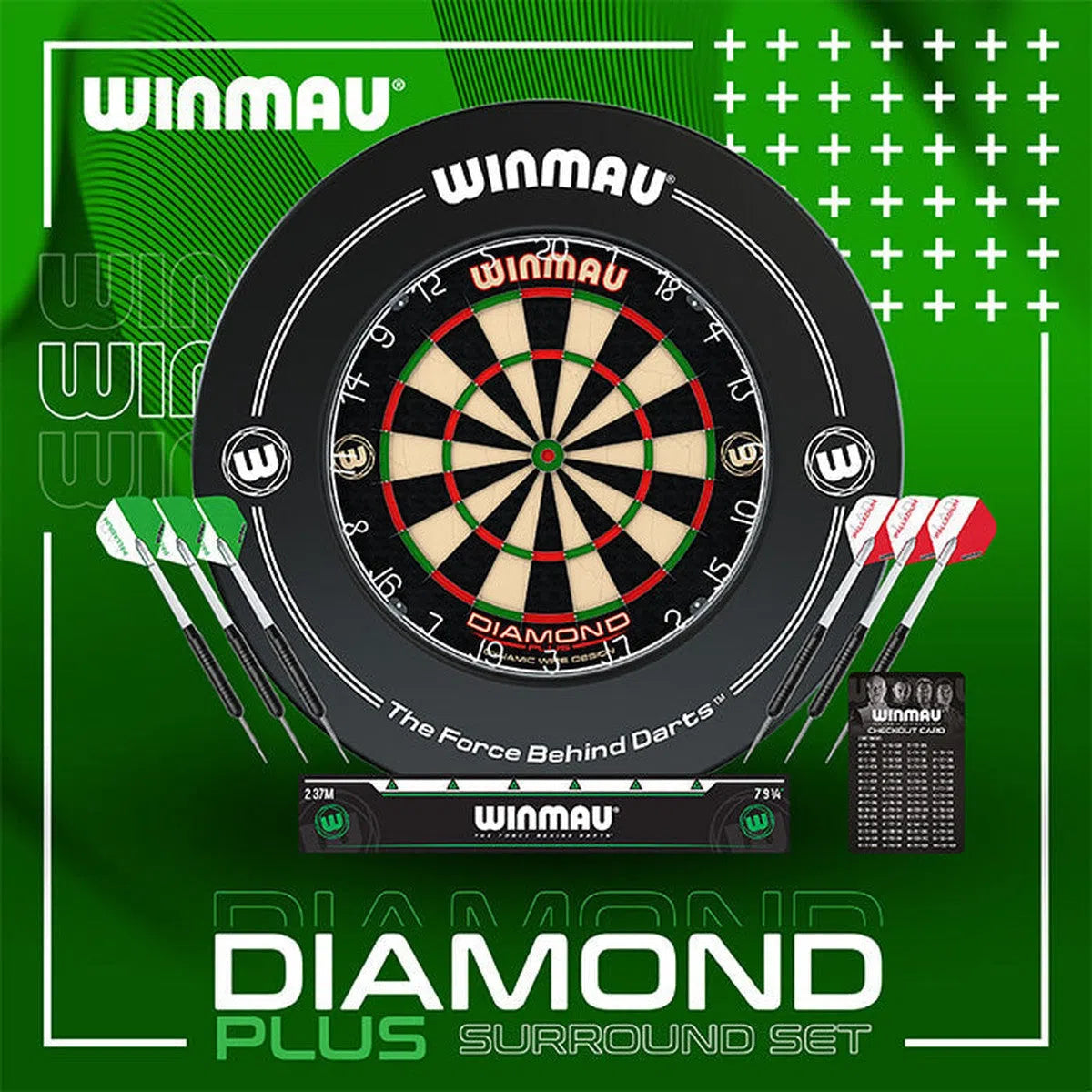 Winmau Professional Diamond Dartboard Surround Set