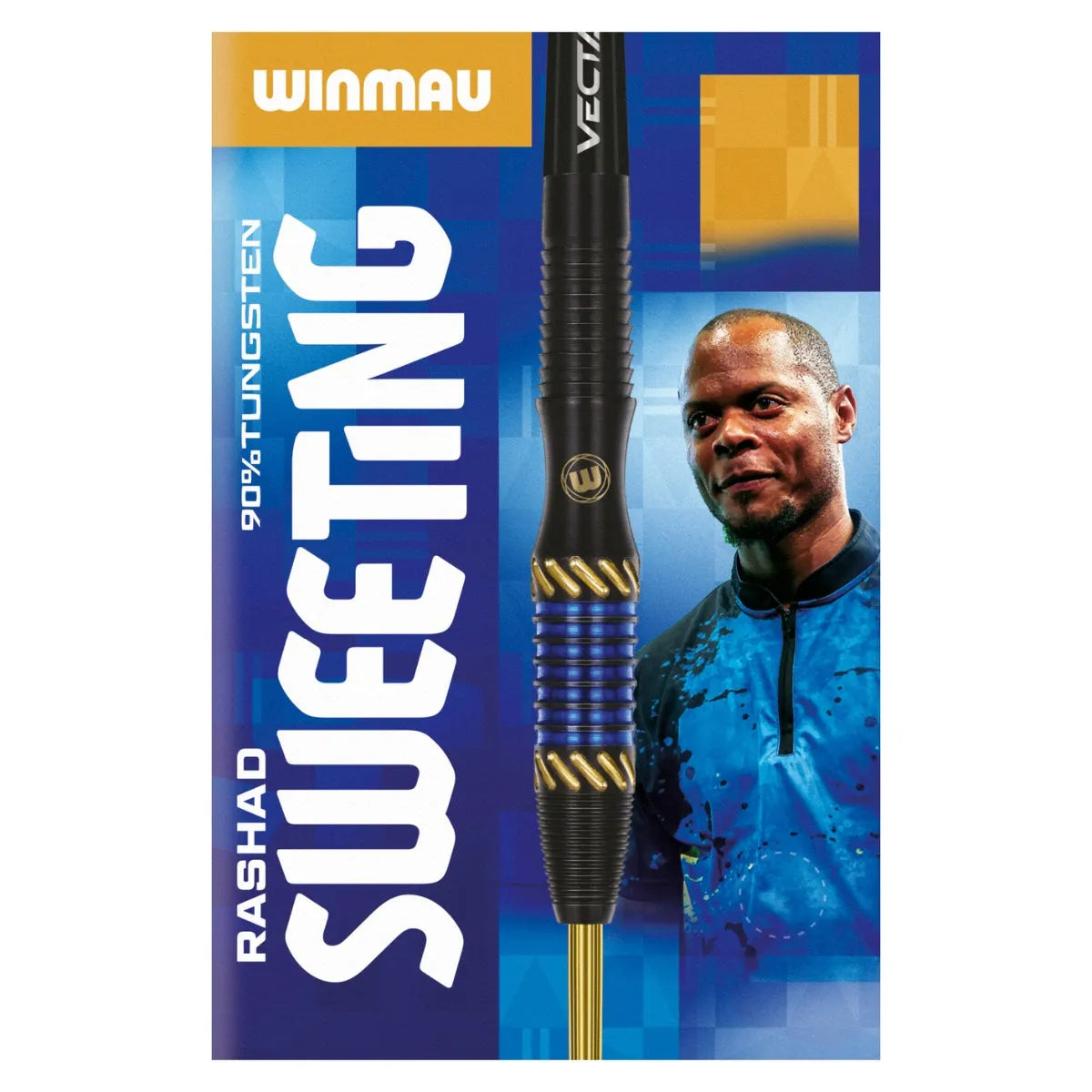 Winmau Rashad Sweeting 90% Tungsten Steel Tip Darts