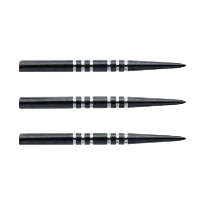 Winmau Re-Grooved Steel Tip Points-2-Black-32mm-Premier Darts