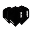 Winmau Rhino Extra Thick Dart Flights Black