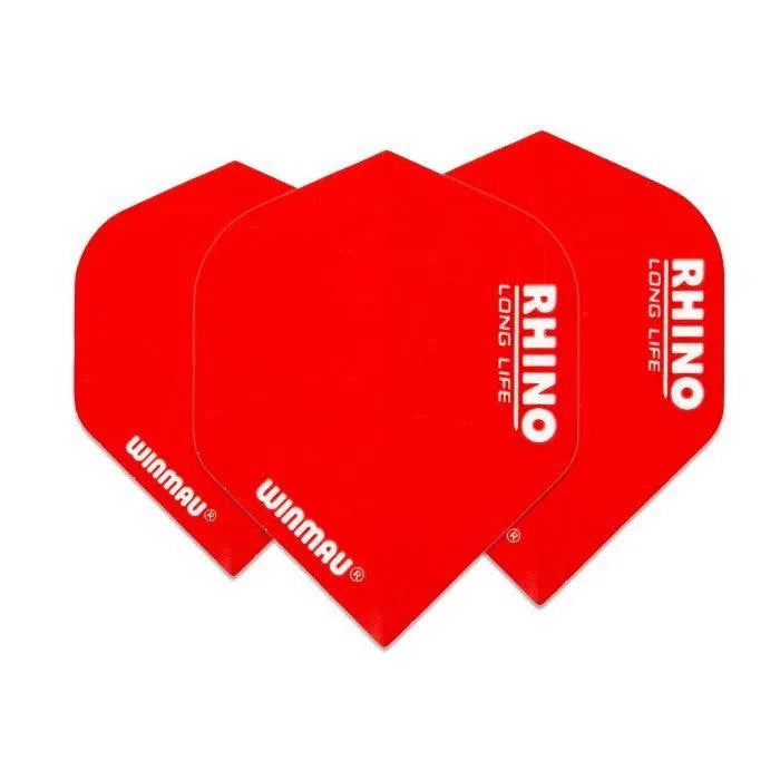 Winmau Rhino Extra Thick Dart Flights-11-Black-Premier Darts