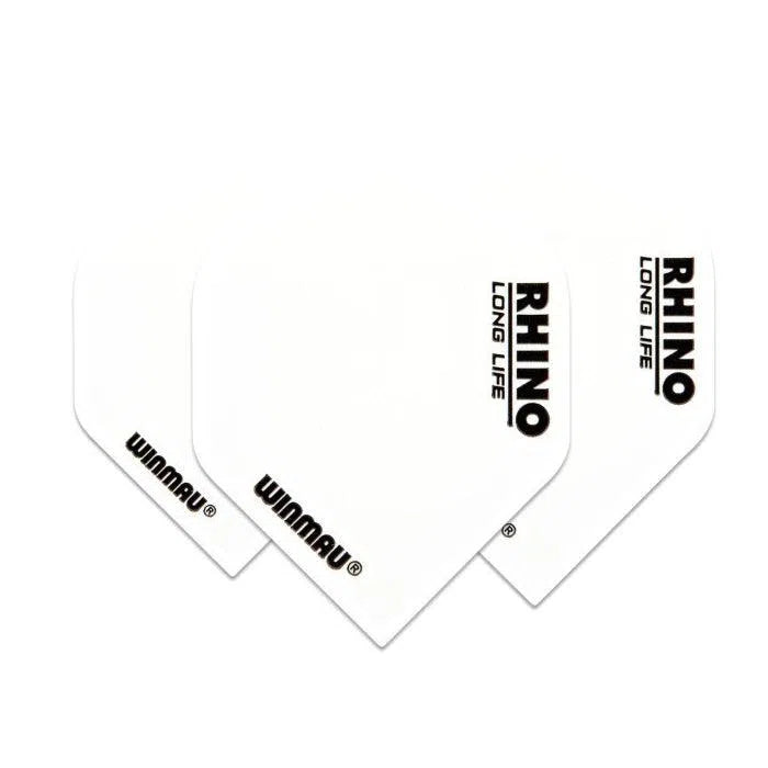 Winmau Rhino Extra Thick Dart Flights White