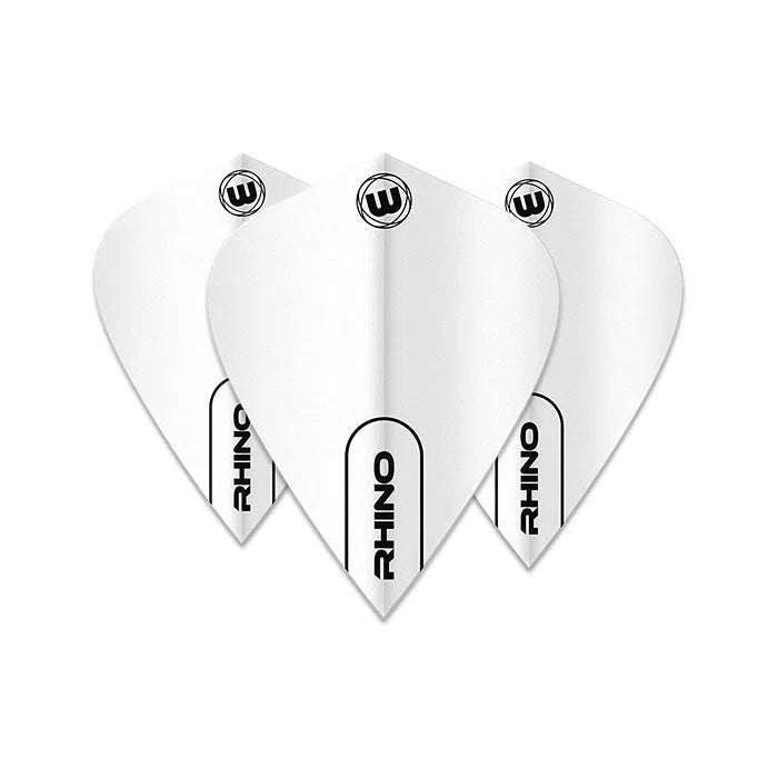 Winmau Rhino Extra Thick Kite White Flights