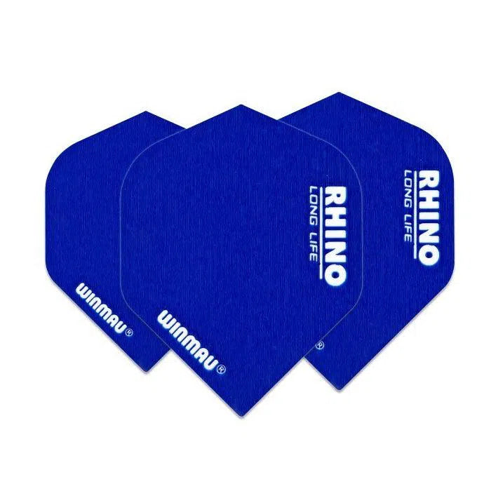 Winmau Rhino Extra Thick Dart Flights-5-Black-Premier Darts