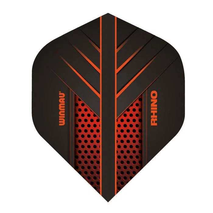Winmau Rhino Standard Danny Noppert Black and Orange Flights