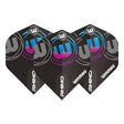 Winmau Rhino Standard Extra Thick Black, Grey and Blue and Pink Flights