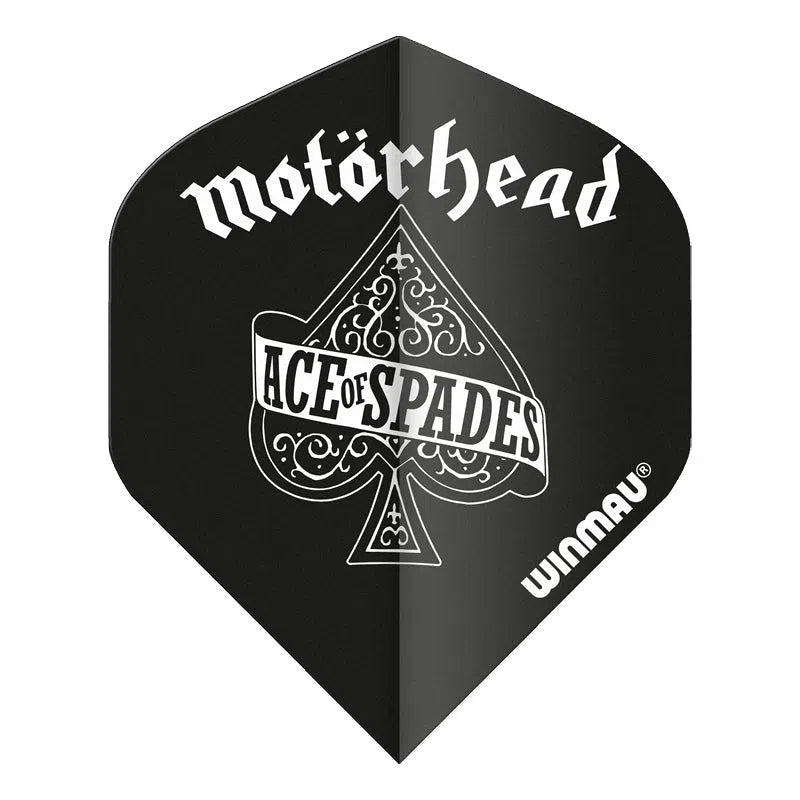 Winmau Rock Band Extra Thick Standard Ace of Spades Black Flights