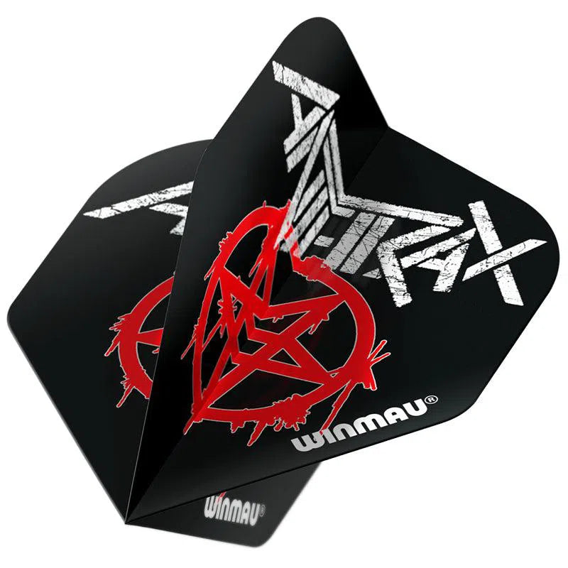 Winmau Rock Band Extra Thick Standard Anthrax Logo Flights