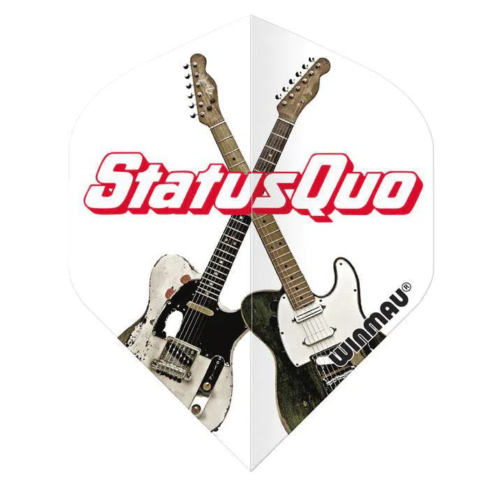Winmau Rock Legends Status Quo Guitars Flights