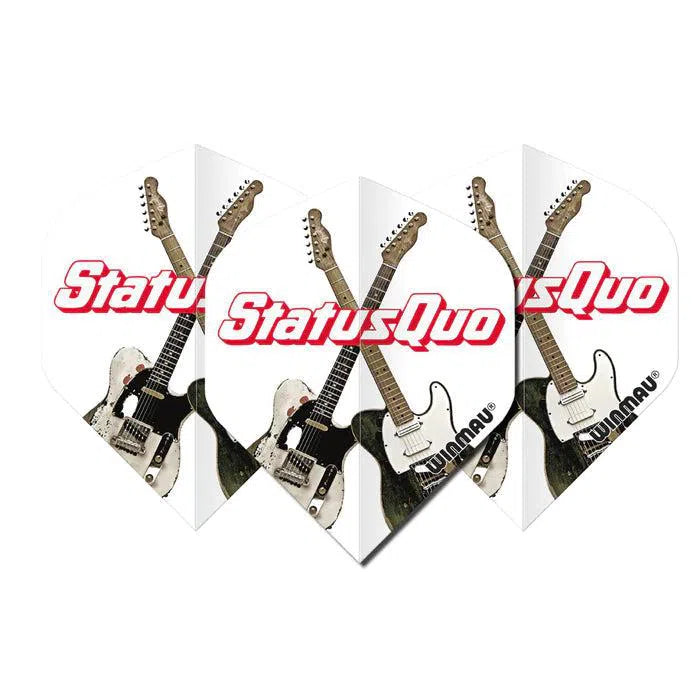 Winmau Rock Legends Status Quo Guitars Flights
