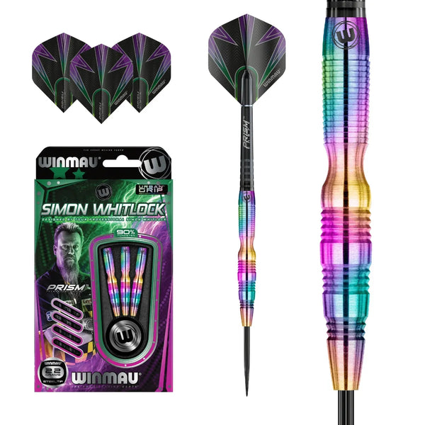 Winmau Simon Whitlock Urban Grip 90% Tungsten Steel Tip Darts-1-22 GRAM-Premier Darts