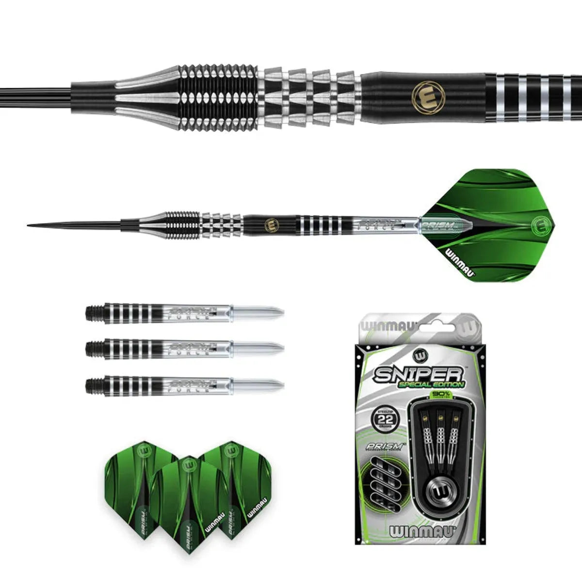 Winmau Sniper S.E. Style 1 90% Tungsten Steel Tip Darts