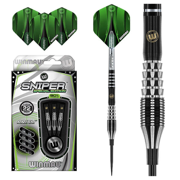 Winmau Sniper S.E. Style 1 90% Tungsten Steel Tip Darts-1-22 GRAM-Premier Darts