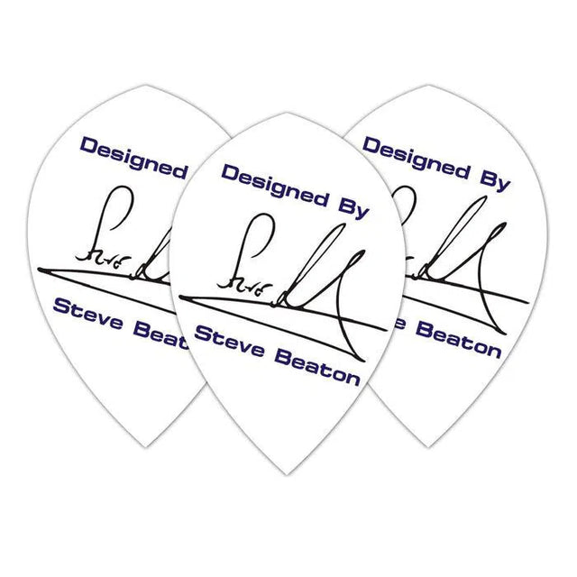 Winmau Specialist Players White Steve Beaton Dart Flights