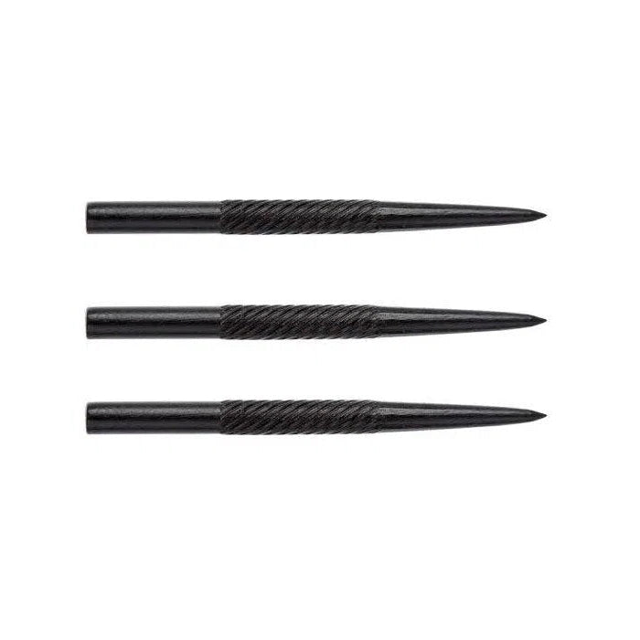 Winmau Spiral Black Steel Tip Points