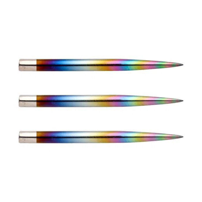 Winmau Standard Steel Tip Points-4-Rainbow-32mm-Premier Darts