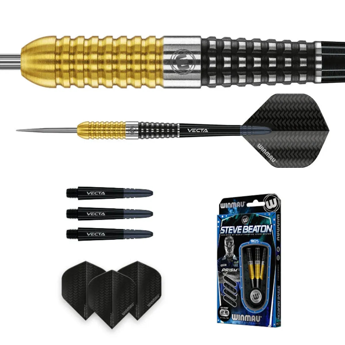 Winmau Steve Beaton S.E. 90% Tungsten Steel Tip Darts