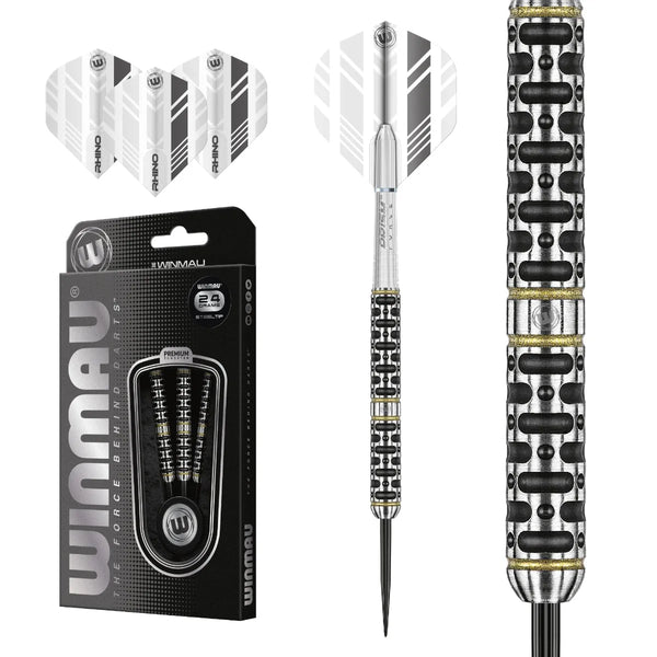 Winmau Steve Brown 90% Tungsten Steel Tip Darts-1-24 GRAM-Premier Darts