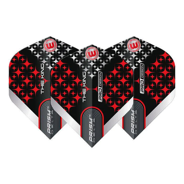 Winmau The King Regal Prism Delta Standard Flights