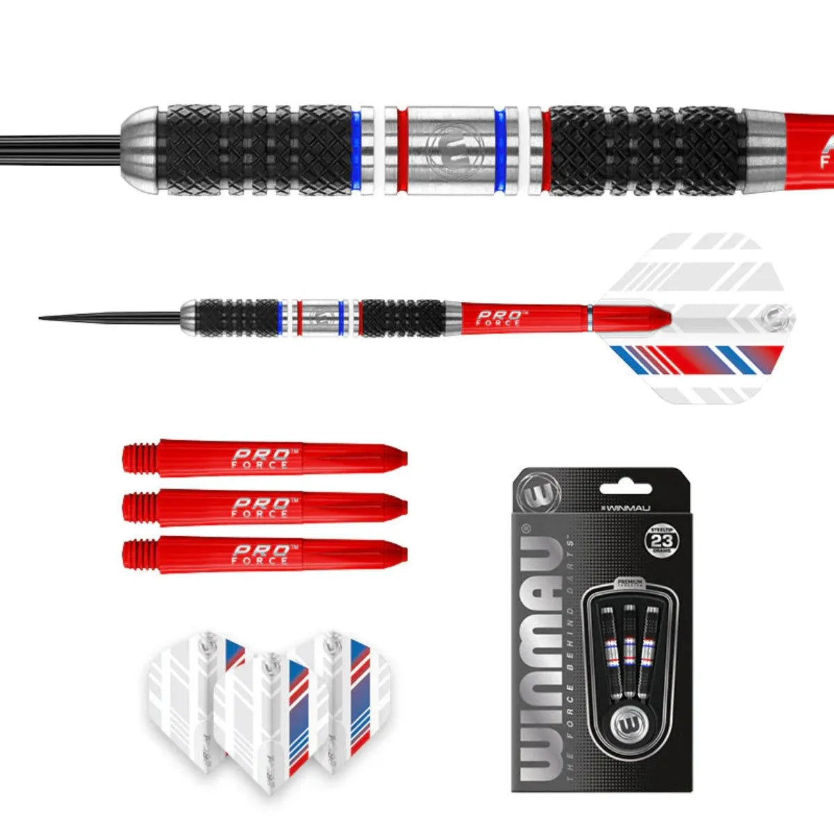 Winmau Thibault Tricole 90% Tungsten Steel Tip Darts