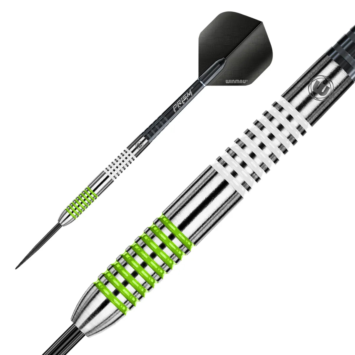 Winmau Ton Machine Green 80% Tungsten Steel Tip Darts