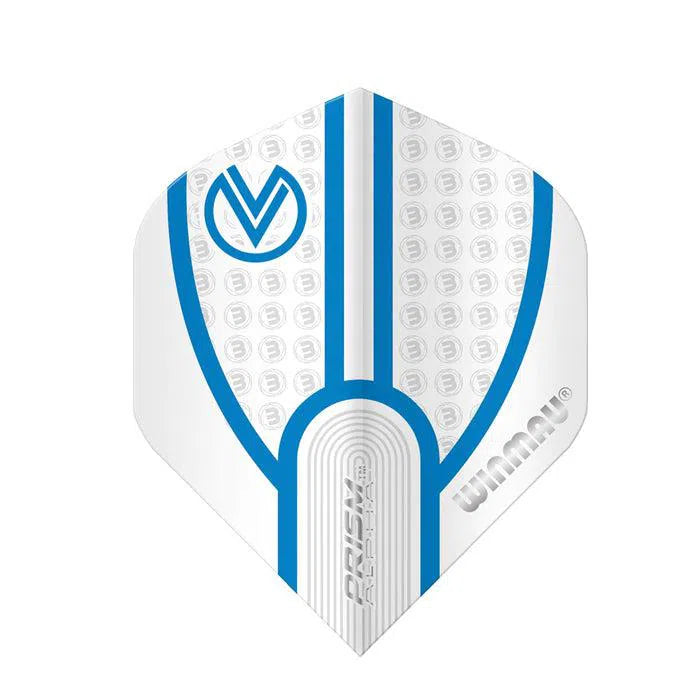 Winmau Vincent Van Der Voort Prism Alpha White Standard Flights