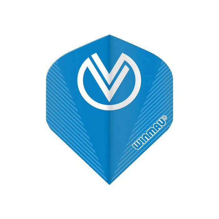 Winmau Vincent Van Der Voort Prism Delta Blue Extra Thick Dart Standard Flights